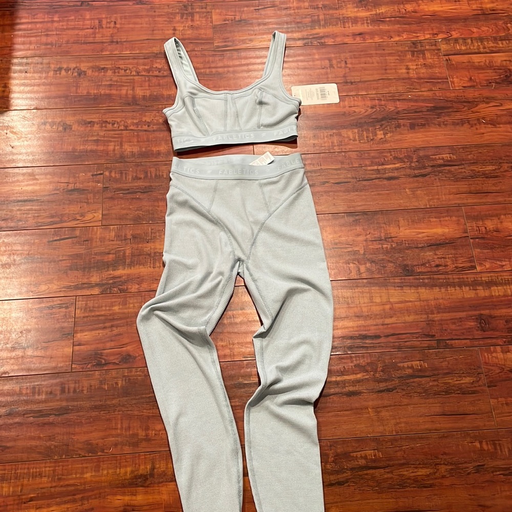 Fabletics crystal lounge leggings & serena lounge bralette